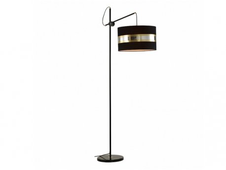 VESTA 18 PODNA LAMPA 1*E27 CRNA/SILVER