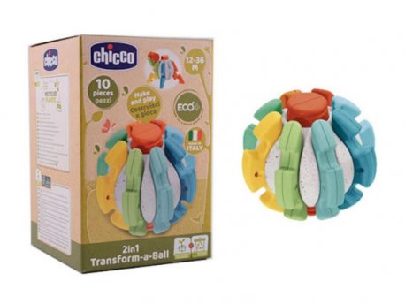 CHICCO Igračka Eco lopta 2u1