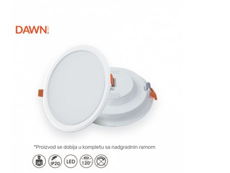 DAWN DAWN LED PANEL KNC1-18W 6500K 1620lm 120° IP20 / RAM
