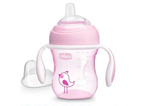 CHICCO No spill čaša Transition 4+, devojčice