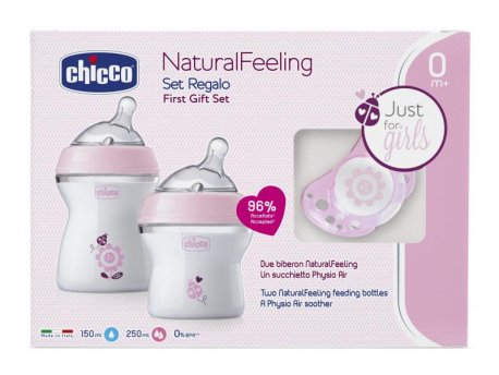 CHICCO Poklon set Naturalfeeling za devojcice