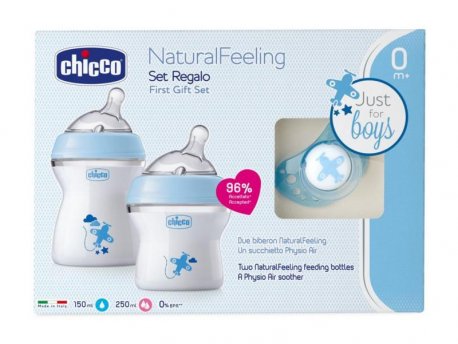 CHICCO Poklon set Naturalfeeling za dečake
