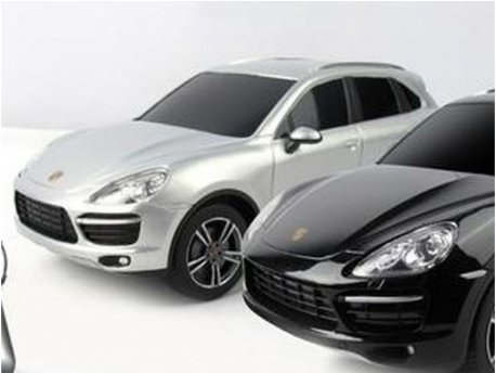 RASTAR RC Porsche Cayenne 1:24 (crni, beli)