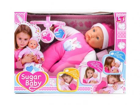 LOKO TOYS Lutka beba u roze odelcetu,45 cm
