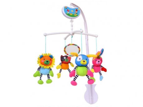 BIBA TOYS Muzička vrteška srećni drugari