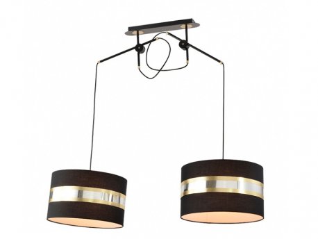 VESTA 416 LUSTER 2*E27 CRNA/SILVER