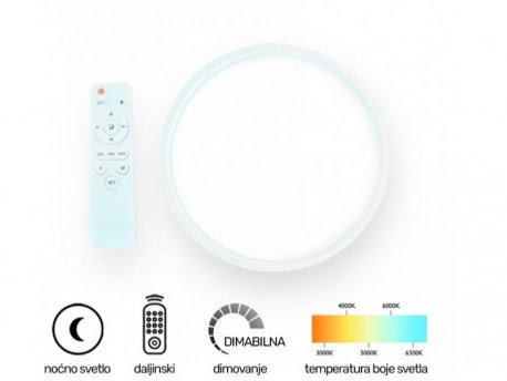 BBLINK LED PLAFONJERA GALAXY 3 WHITE 20W 3000K-6500K