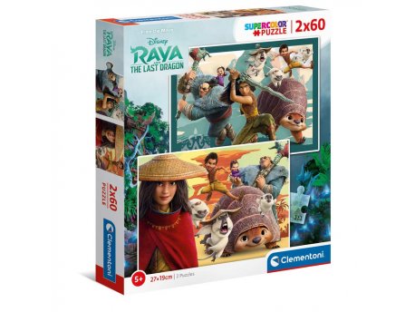 CLEMENTONI PUZZLE 2X60 RAYA -2020-