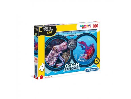 CLEMENTONI PUZZLE 180 NAT GEO KIDS - OCEAN