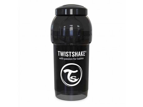 TWISTSHAKE FLAŠICA ZA BEBE 180ML BLACK
