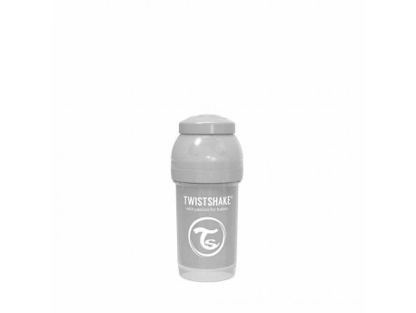 TWISTSHAKE FLAŠICA ZA BEBE 180 ML PASTEL GREY