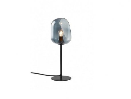 LUNA 106 STONA LAMPA 1*E14 BLACK/SMOKED GLASS