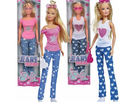SIMBA STEFFI LOVE JEANS LUTKA ASST