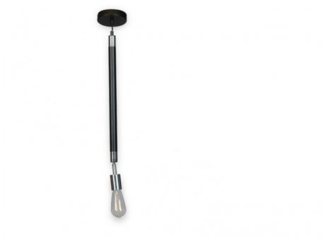BBLINK RUSTIK 65 VISILICA 1*E27 crna/hrom