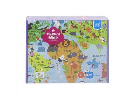 BEST LUCK PUZZLE MAPA SVETA 180