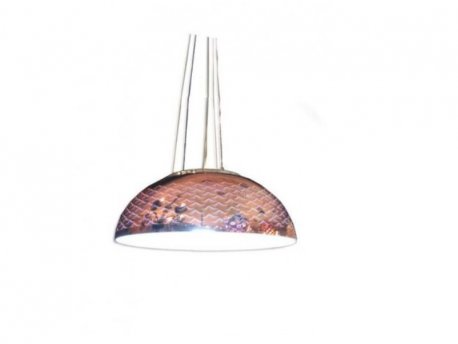 LUNA 82 VISILICA 3D 1*E27 HROM/BRONZA