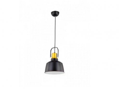 RUSTIK 103 VISILICA 1*E27 CRNA