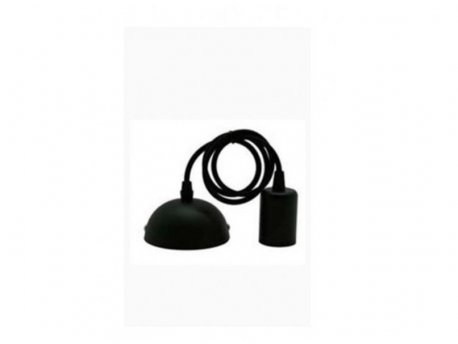RUSTIK 114 VISILICA 1*E27 CRNA