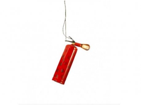RUSTIK 130 VISILICA 1*E27 RED