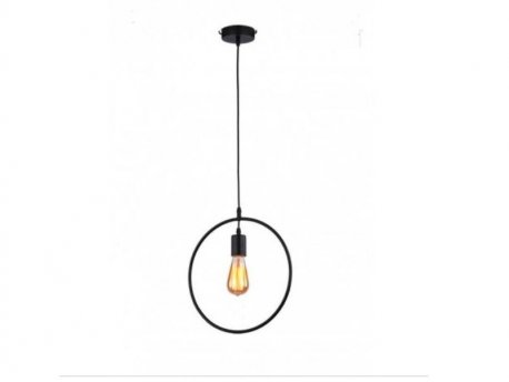 RUSTIK 115 VISILICA 1*E27 CRNA