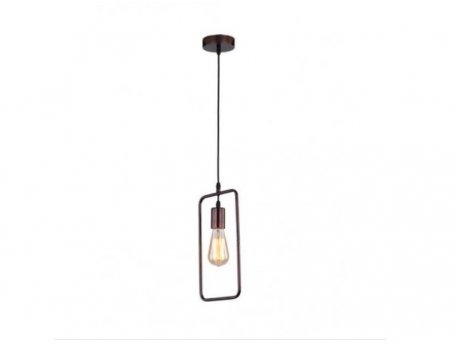 RUSTIK 116 VISILICA 1*E27 CRNA