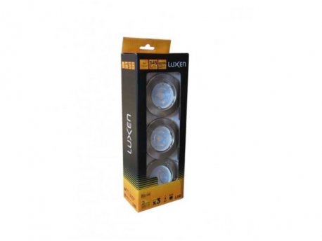 BBLINK ROZETNA SA LED SIJALICOM 3x5w 3000K