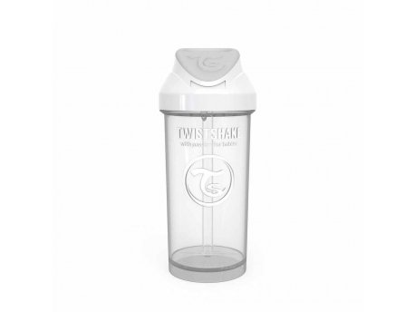 TWISTSHAKE ČAŠA SA SLAMKOM 360ML 12 WHITE