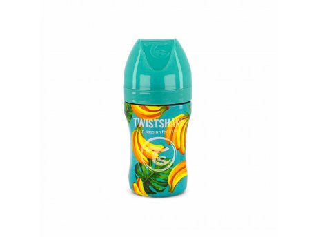 TWISTSHAKE ANTI-COLIC FLAŠICA / NERDJAJUĆI ČELIK 260ML BANANA