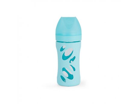 TWISTSHAKE ANTI-COLIC STAKLENA FLAŠICA 260ML PASTEL BLUE