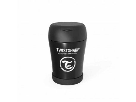 TWISTSHAKE TERMOS-POSUDA ZA HRANU 350ML BLACK