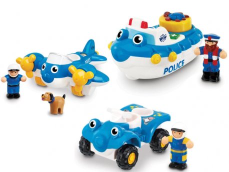 WOW Igračka set 3u1 policija