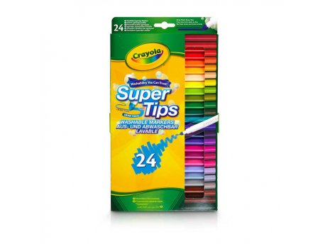 CRAYOLA FLOMASTERI SUPERTIPS 24 KOM