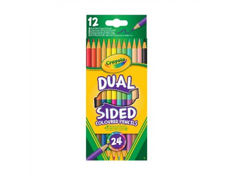 CRAYOLA 12 DVOSTRANIH OLOVAKA DRVENA BOJICA