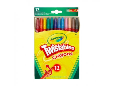 CRAYOLA SET MIRIŠLJAVIH MINI TWISTY VOŠTANIH BOJICA