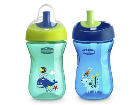 CHICCO Advanced čaša 12m+, plava