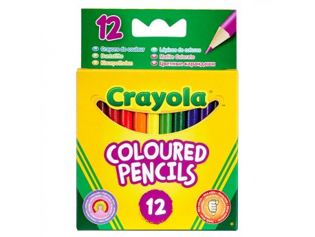 CRAYOLA 12 MINI BOJICA DRVENA BOJICA