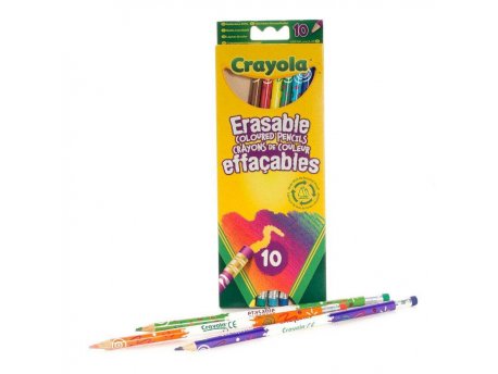 CRAYOLA 10 PIŠI-BRIŠI OLOVAKA DRVENA BOJICA