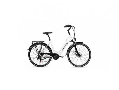 CAPRIOLO E-CITY LADY 28'' E-BIKE belo-crni