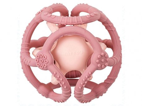 Nattou Zvečka u obliku kruga, roze