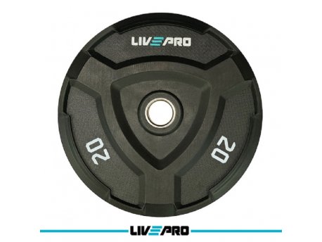 LivePro Olimpijski Bumper Urethan teg fi50mm, 20kg - LP8022