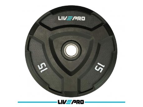 LivePro Olimpijski Bumper Urethan teg fi50mm, 15kg - LP8022