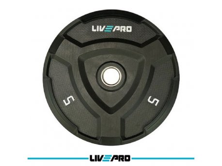 LivePro Olimpijski Bumper Urethan teg fi50mm, 5kg - LP8022