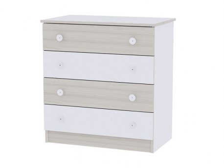 LORELLI BERTONI KOMODA - WHITE/LIGHT OAK