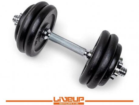 LiveUp Set podesivih čeličnih tegova 15kg - LS2311