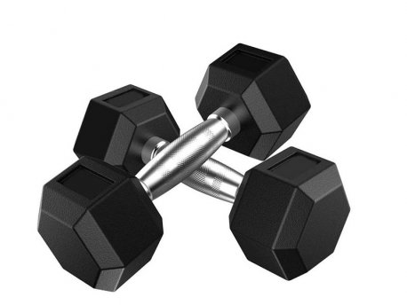 LivePro Bučice gumirane 2x7.5kg - LP8005