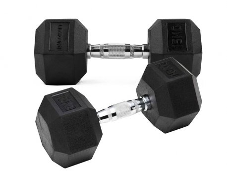 LivePro Bučice gumirane 2x27.5kg- LP8005