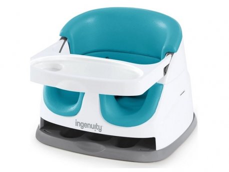 Ingenuity KIDS II BOOSTER HRANILICA - PEACOCK BLUE 11247