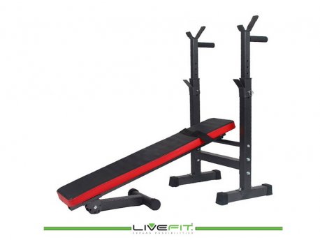 LiveFit Sklopiva Benč klupa + Propadanja - LM-6010