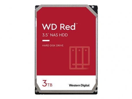 WESTERN DIGITAL Red Plus For NAS, 3.5 / 3TB / 128MB / SATA / 5400 rpm, WD30EFZX