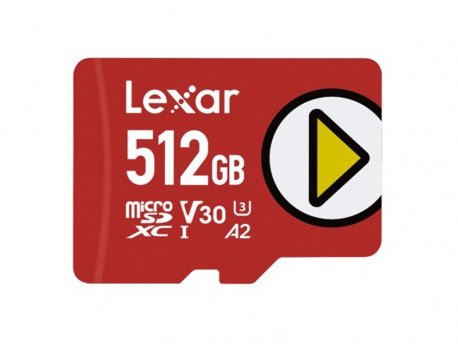LEXAR 512GB PLAY microSDXC UHS-I cards, 150MB/s (LMSPLAY512G-BNNNG)